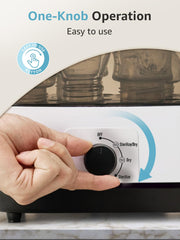 GROWNSY one-knob operation simplifies daily sterilization process.