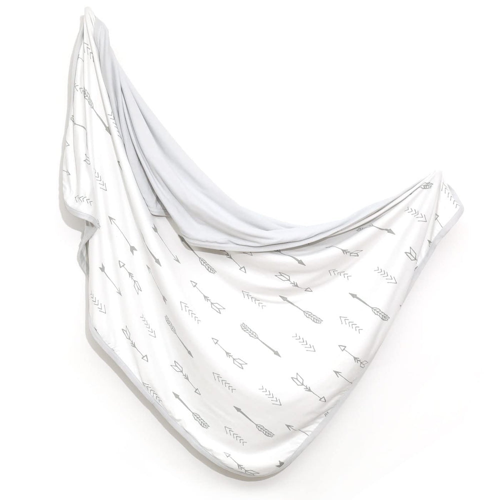 GRSSDER baby blanket jersey-knit closeup showing ultra-soft texture for sensitive skin.