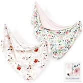 GRSSDER baby blanket orange-rose swaddle provides cozy warmth for newborns.