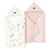 GRSSDER baby hooded towel closeup highlights ultra-soft knit texture for cozy drying