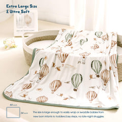 GRSSDER swaddle wrap close-up shows breathable fabric for year-round comfort.