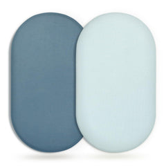 GRSSDER bassinet sheet with elastic bottom for a secure, snug fit.