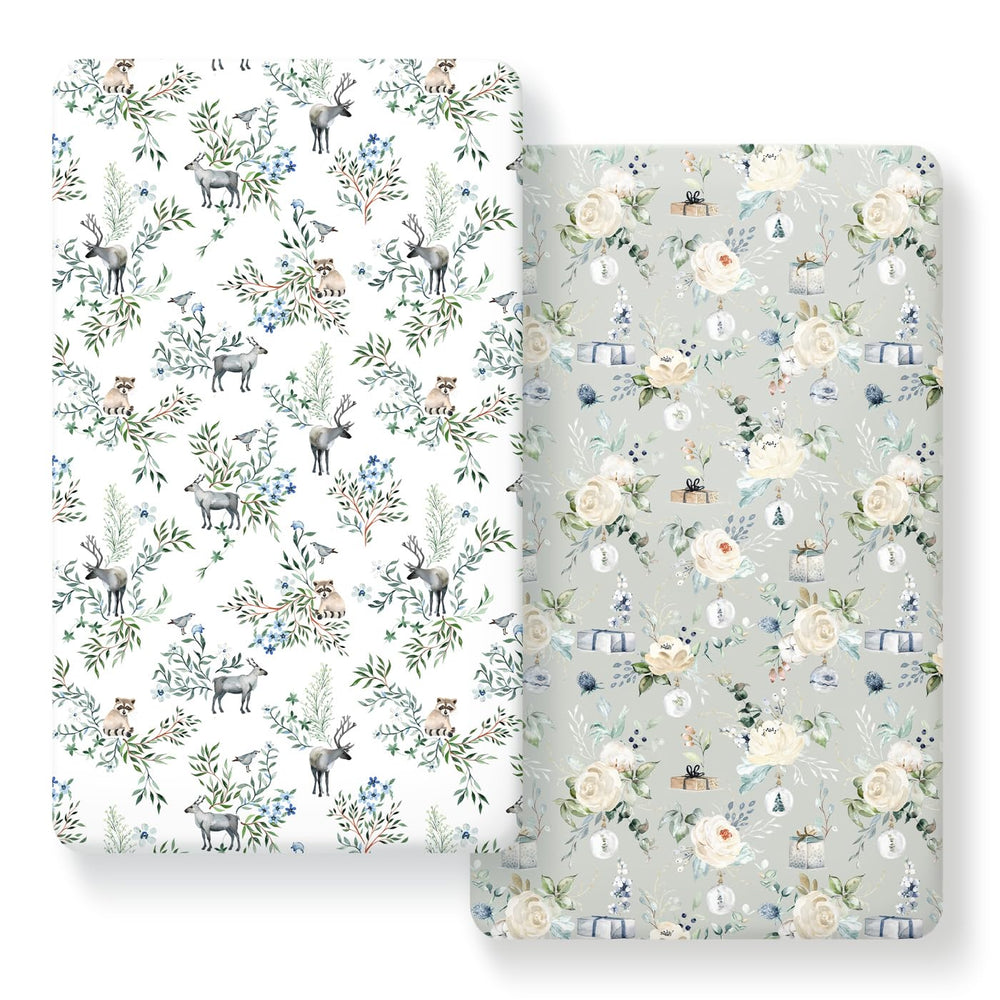 GRSSDER crib sheet with elastic band provides a secure universal fit for standard cribs.
