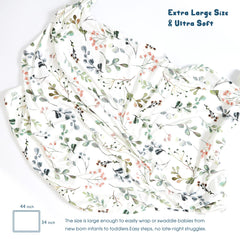 GRSSDER jersey-knit swaddle close-up highlights soft breathable fabric.