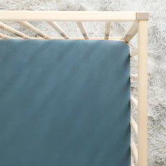 GRSSDER mini crib sheets on mattress for secure Pack N Play fit.