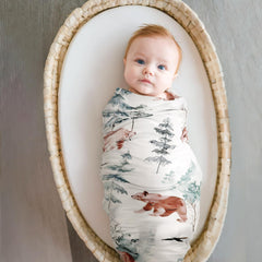 GRSSDER modern-design baby blanket enhances nursery style