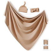 GRSSDER newborn swaddle blanket 47x47 wrap for secure, cozy rest