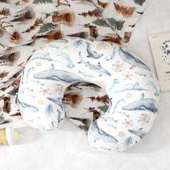 GRSSDER nursing cover with removable zipper for easy on-off and quick cleaning.