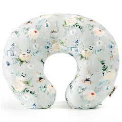 GRSSDER nursing pillow cover closeup of stretchy minky fabric for baby skin