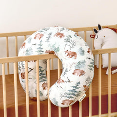 GRSSDER nursing pillow cover hidden zipper enables quick on off