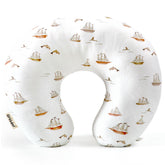 GRSSDER nursing pillow cover with sailboat pattern for stylish feeding moments.