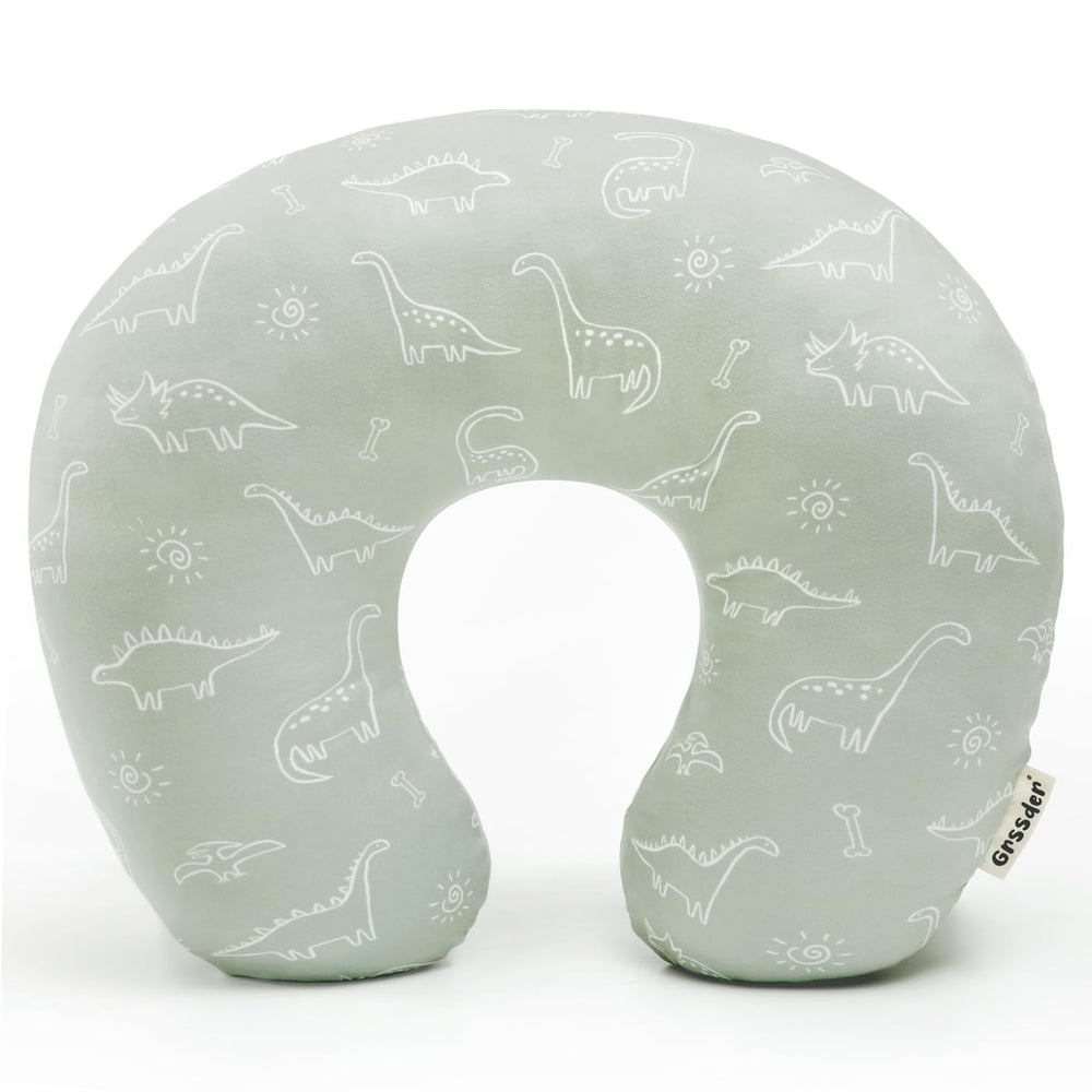 GRSSDER nursing pillow cover in ultra-soft minky for cozy nursing sessions.