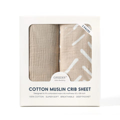 GRSSDER elastic-edge crib sheet demonstrates quick secure changes.