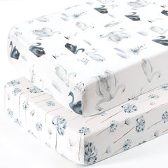GRSSDER Stretch crib sheet Dandelion pattern enhances nursery with cozy style.
