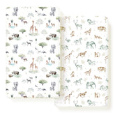 GRSSDER stretch crib sheets show universal-fit design for secure mattress fit.