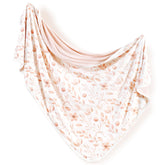 GRSSDER Pink Flora closeup of super-soft jersey-knit fabric for cozy comfort