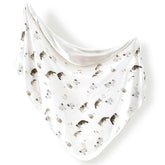 GRSSDER super-soft stretchy jersey swaddle blanket showcases plush texture and gentle breathability.