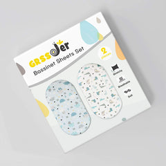 GRSSDER universal-fit bassinet sheet demonstrates secure elastic for a snug fit