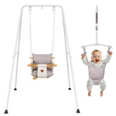 G TALECO GEAR 2in1 baby jumper-swing white frame for versatile indoor play
