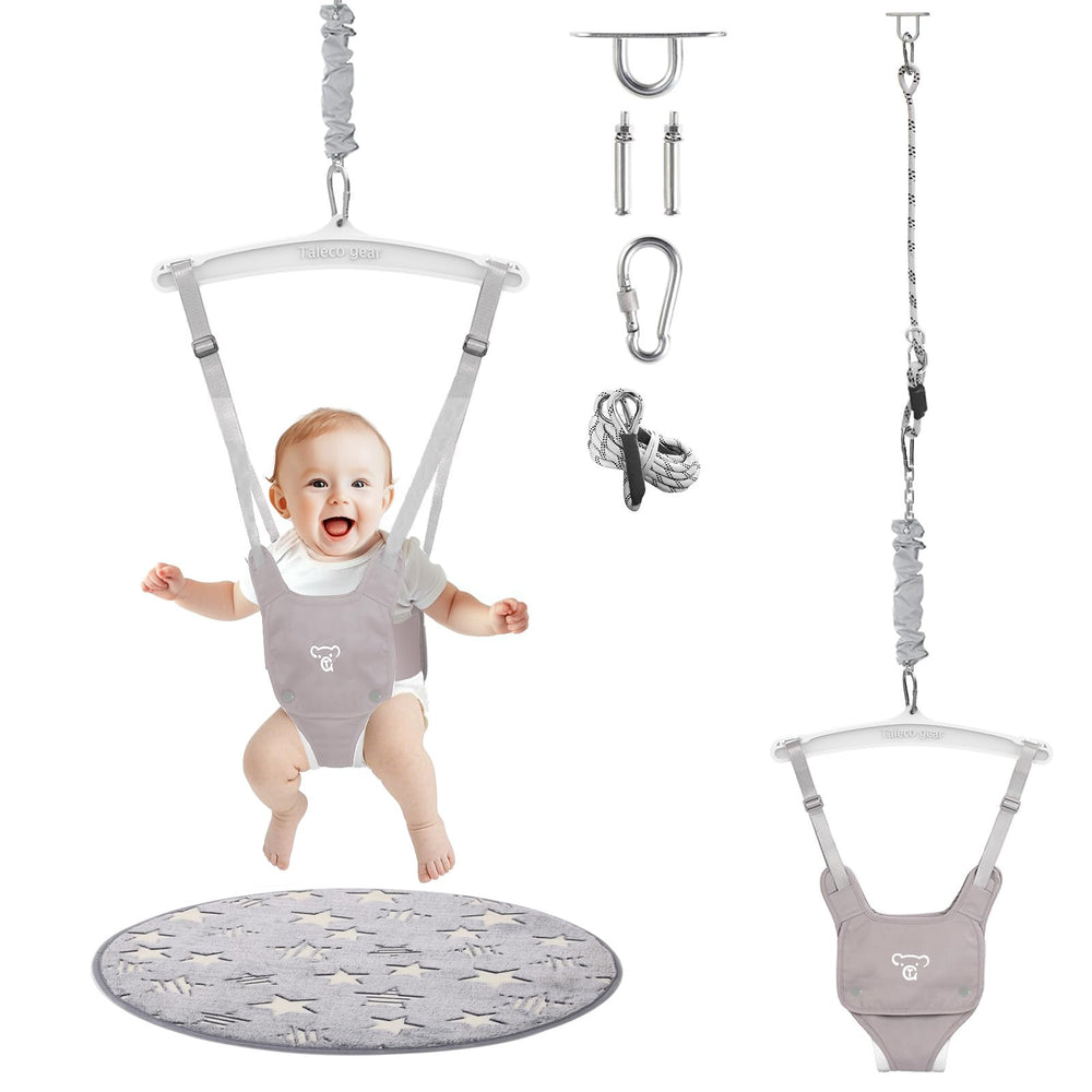 G TALECO GEAR ceiling hook setup for safe indoor play and adjustable height.