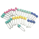 GTONEE cute animal safety pins closeup with rounded pinheads for gentle fastening