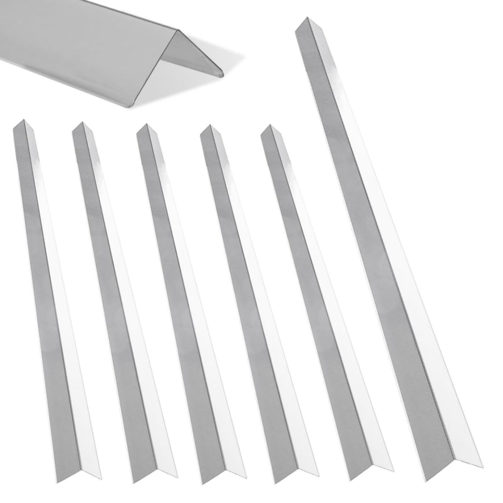 GuangzhuBS 6-piece corner guards front view showing durable stainless steel protection