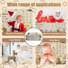 Guawubiang cardstock holidays double-sided front shows seasonal milestone memories