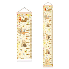 Guawubiang Winnie height chart wall decor with rope for easy hanging and growth tracking
