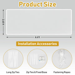 Gudui Banister Guard close-up nylon-mesh texture highlights tear-resistant design