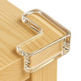 Gudui corner guards 16-pack on a table edge showing discreet protection