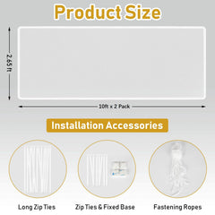 Gudui indoor-outdoor-stair-net-white on rails ensures durable, easy-to-clean protection.