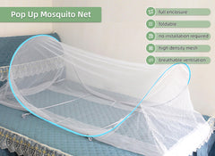 Gugxiom foldable mosquito net compact packs easily for travel and camping.