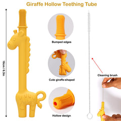 Guiguzhj remote teether toy features easy grip silicone for self-soothing rituals