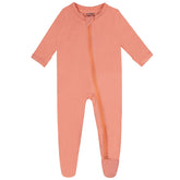 GUISBY rayon baby pajama front view shows skin-friendly comfort for newborn girls.