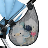 Guiseapue baby side sling cargo net wide opening enables quick essentials access.