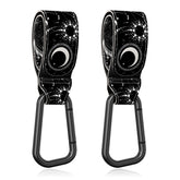 Gukeniu Starry Sky stroller hook with universal fit and Velcro strap for hands-free outings