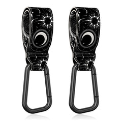 Gukeniu Starry Sky stroller hook with universal fit and Velcro strap for hands-free outings
