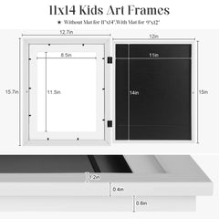 gulethun 180-degree open-front frame enables quick changes without fuss