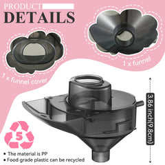 Gulfmew PP food-grade material ensures safe, durable funnel