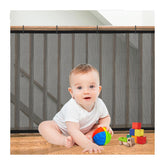 Gulissa Banister Guard netting front view shows balcony safety boundary for kids
