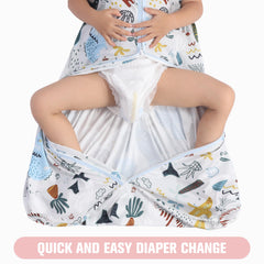 GUNTAIL sleep sack 2-way zipper close-up for easy changes.