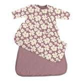 GUNAMUNA Blossom sleep sack front view promotes safe, comfortable sleep for babies.