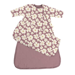GUNAMUNA Blossom sleep sack front view promotes safe, comfortable sleep for babies.