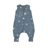 GUNAMUNA Footie Sleep Bag with diaper-zip for quick diaper changes.