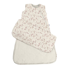GUNAMUNA Sleep Sack Posie zipper closeup for quick diaper changes