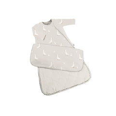 GUNAMUNA unisex long-sleeve sleep sack zipper close helps quick diaper changes at night.