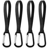 GuoluvSoo 4-pack stroller hooks hands-free use for secure bags on the go