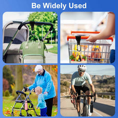 GuoluvSoo stroller hooks universal-fit design fits strollers, bikes, carts for versatile use