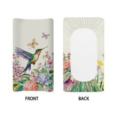 Guosanchn allover print with spring birds adds cheerful nursery decor.