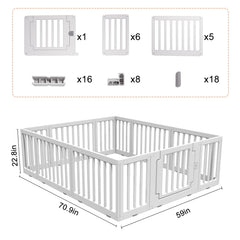 Gupamiga Playpen shows 12-panel layout offering a versatile play area.
